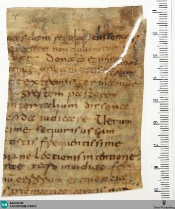 De re metrica, Fragment - Cod. Aug. Fr. 126
