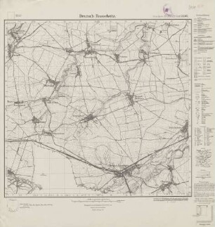 5672 (alte nr.: 3302) Deutsch Rasselwitz, Meßtischblatt (4cm - Karte)