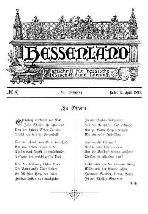 No. 8, 17. April 1897