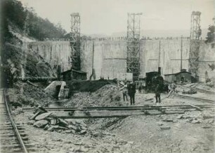 Urfttalsperre bei Gemünd (Eifel), Deutschland, 1900