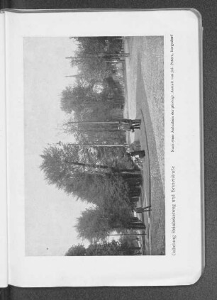 Gabelung Reinbekerweg und Brauerstraße. Nach einer Aufnahme der photogr. Anstalt von Jul. Peters, Bergedorf