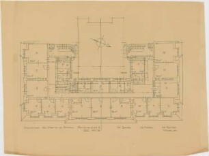 Döllgast, Hans; München, Maximiliansplatz 8; Börse - Grundriss 4. OG