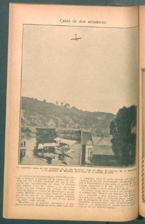 Caída de dos aviadores
