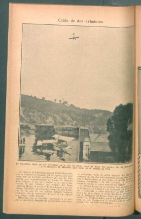 Caída de dos aviadores