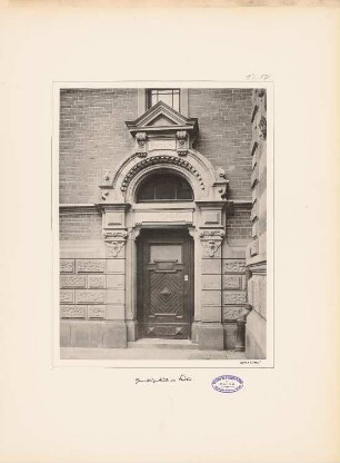 Appellationsgericht, Köln: Nebeneingang (Portal V)