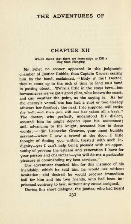 Chapter XII. Which shews that there are more ways to kill a dog than hanging
