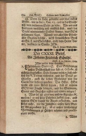 Der CXXXI. Brief. - Der CXL. Brief.