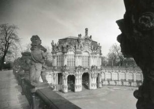 Dresden-Altstadt. Zwinger (1709-1728, M. D. Pöppelmann), Wallpavillon