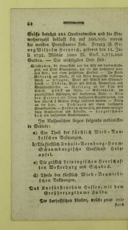 Das Kurfuerstenthum Hessen, mit dem Großherzogthume Fulda