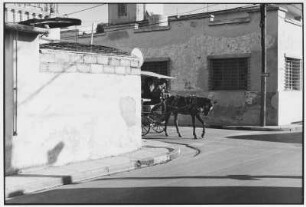 Holguín. Pferdekutsche in den Straßen der Stadt