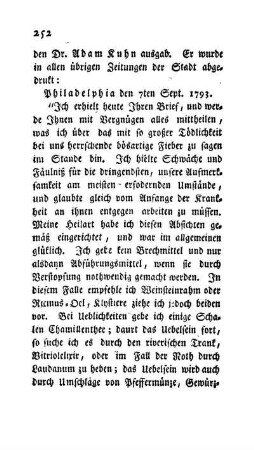 Ursprung der Uneinigkeiten unter den Aerzten.