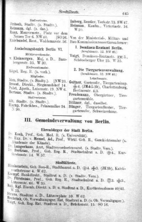 Gemeindeverwaltung von Berlin