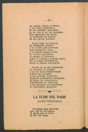 La flor del pago : (Gato punteado)