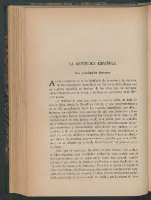 Sus principales factores