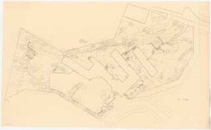 Johannesstift Berlin-Spandau Grünflächen: Lageplan mit Gartenplan 1:200