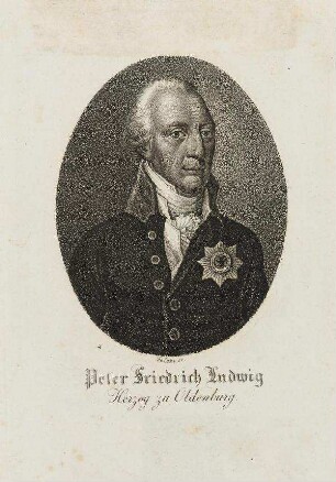 Bildnis von Peter Friedrich Ludwig (1755-1829), Herzog von Oldenburg
