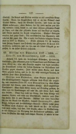 Philipp von Schwaben 1197-1208. - Otto IV. von Braunschweig 1197-1218