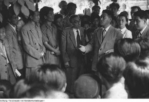 Besuch des Außenministers der Demokratischen Volksrepublik Korea (Nordkorea), Juli 1954