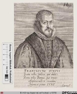 Bildnis Franciscus Junius d. Ä. (eig. François du Jon)