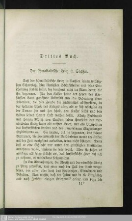 Drittes Buch. Der schmalkaldische Krieg in Sachsen