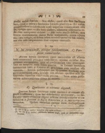 §. 15. d) Qualitates et virtutes eligendi.
