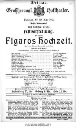 Figaros Hochzeit
