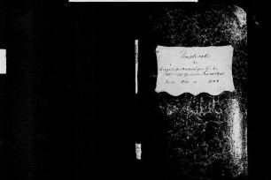 Baiertal, israelitische Gemeinde: Standesbuch 1810-1844