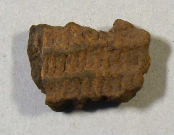 Fragment eines Gefäßes