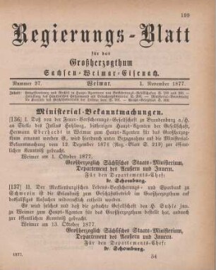 137. Ministerial-Bekanntmachung, die Konzessionierung und den Wechsel in der Haupt-Agentur der Mecklenburgischen Lebens-Versicherungs- und Sparbank zu Schwerin betreffend
