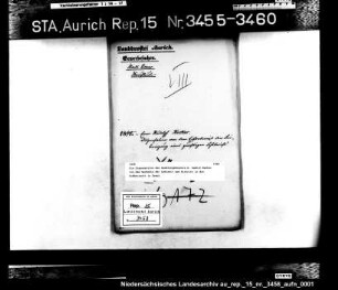 Die Dispensation des Handlungsdieners E. Rudolf Becker von dem Nachweis der Lehrzeit zum Eintritt in die Krämerzunft in Esens