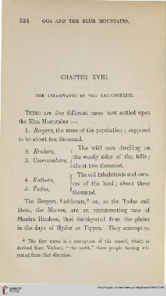 Inhabitants of the Neilgherries