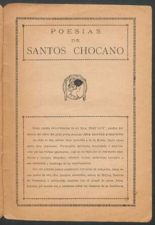 Poesias de Santos Chocano