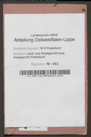 Witwe Kammerdirektor Maehler zu Neuhaus