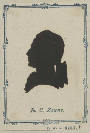 Bildnis des Io. C. Zeune