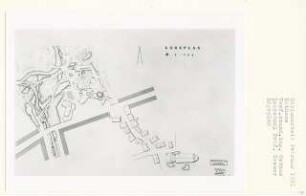 Rathaus (Diplomarbeit bei Willy Kreuer): Lageplan 1:500