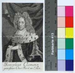 Porträt des mit Reichsacht belegten Joseph Clemens Herzog von Bayern