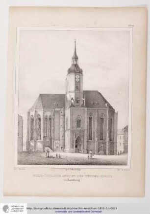 Nord-Östliche Ansicht der Wenzels-Kirche