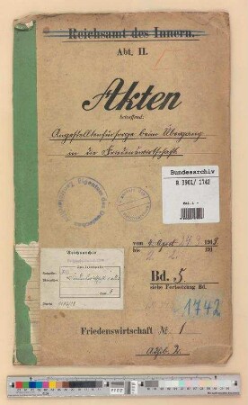 Angestelltenfürsorge beim Übergang in die Friedenswirtschaft: Bd. 5