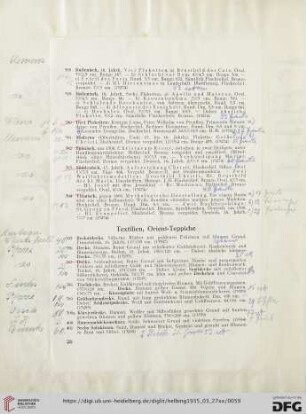 Textilien, Orient-Teppiche (Nr. 395-416)