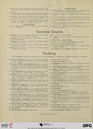 Nachtrag (Nr. 831-863)