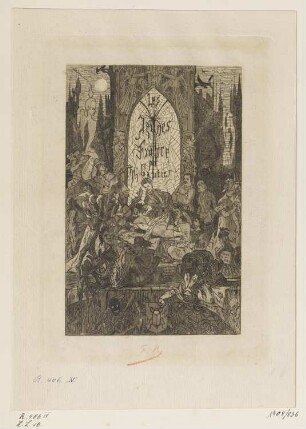 Titelblatt aus: Théophile Gautier, "Les jeunes France", Paris 1866