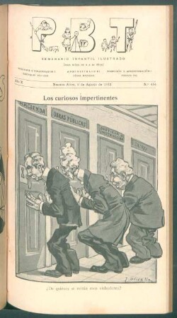 Los curiosos impertinentes - [Caricatura]