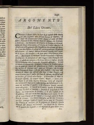 Libro Ottavo.
