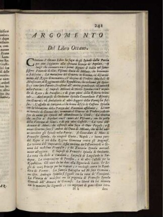 Libro Ottavo.