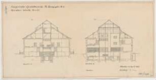 Fischer, Theodor; München; Bayerische Geschützwerke - Speisehaus (Schnitt)