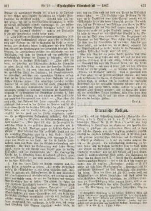 472-474 Literarische Notizen