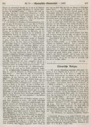 472-474 Literarische Notizen