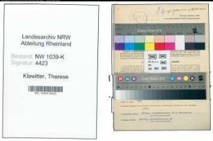 Entnazifizierung Therese Klawitter , geb. 20.05.1910 (Angestellte)