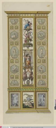 [Loggie di Rafaele nel Vaticano, Parte terza, Taf. 9: Bordüre (Die Parzen)]