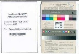 Entnazifizierung Georg Wilhelm Heinrich Zorr , geb. 04.12.1899 (Postbeamter)